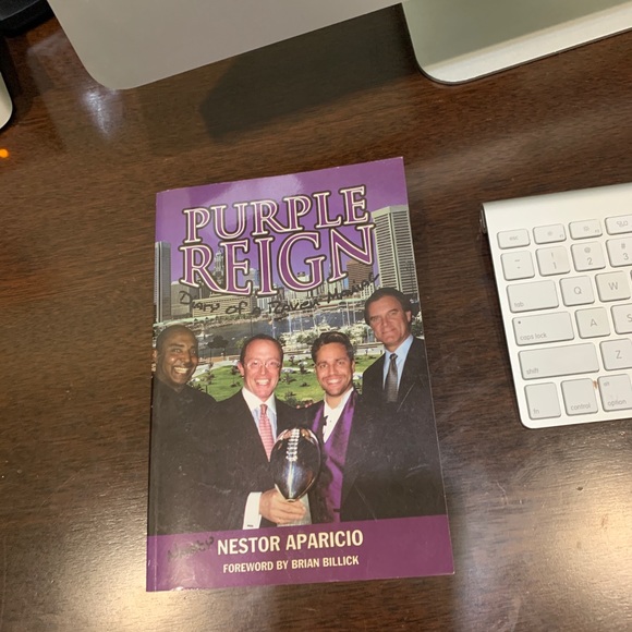 Signed Nestor Aparicio  Purple Reign Balto Ravens - Picture 8 of 9